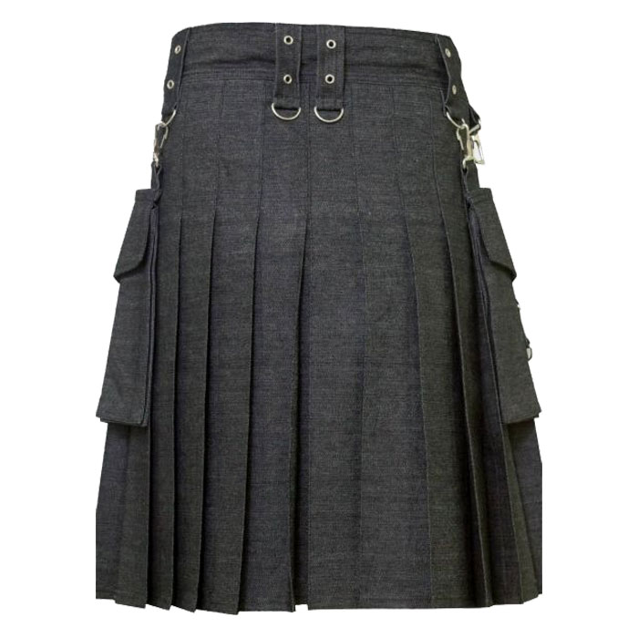 denim kilt