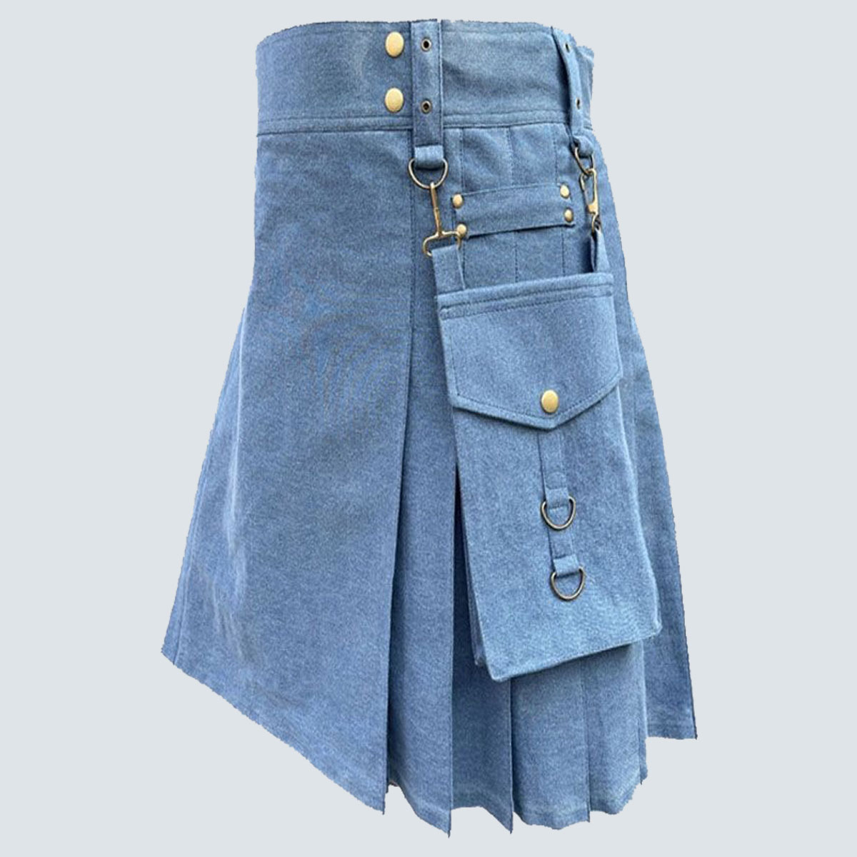 denim kilt