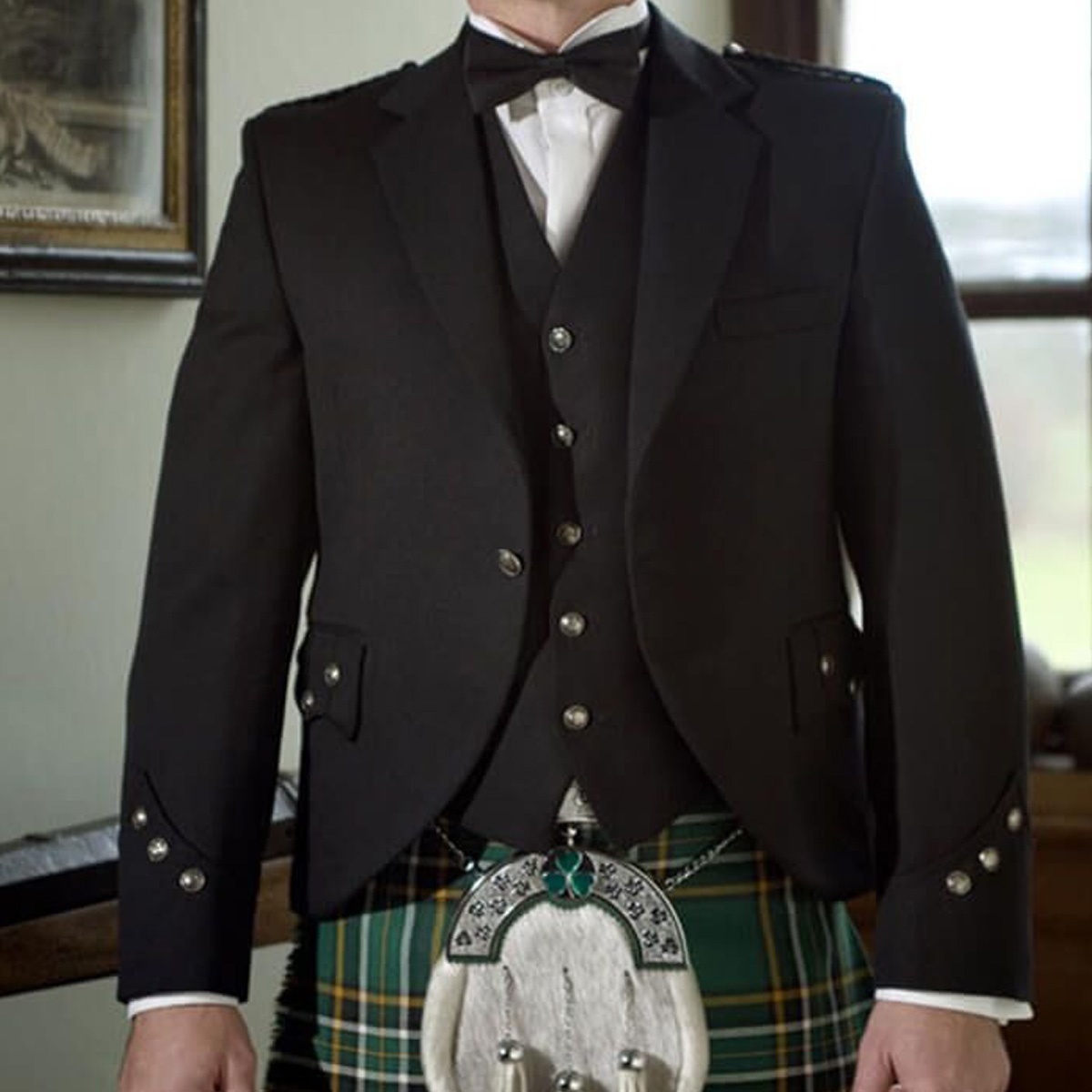 Irish Kilkenny Kilt Jacket Waistcoat