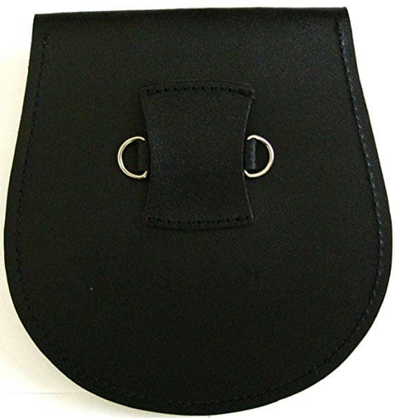Scottish Three Tassel Leather Sporran
