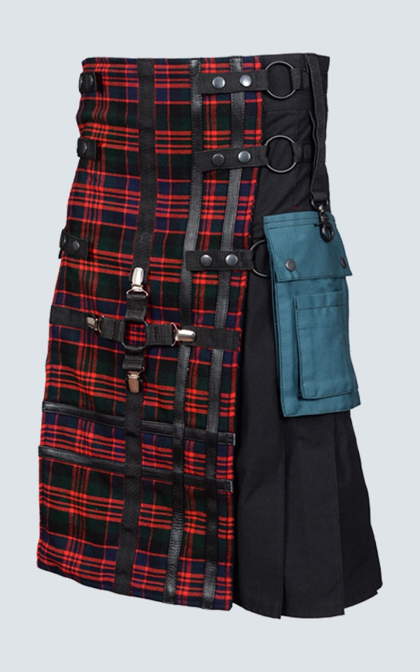 Macdonald Tartan Hybrid Kilt For Men