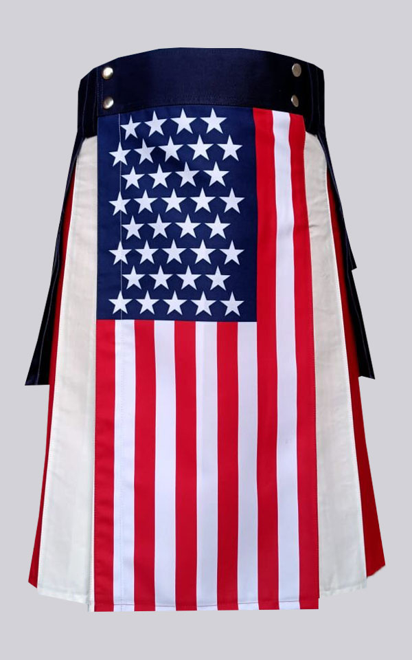 American Flag Hybrid Utility Kilt for Men
