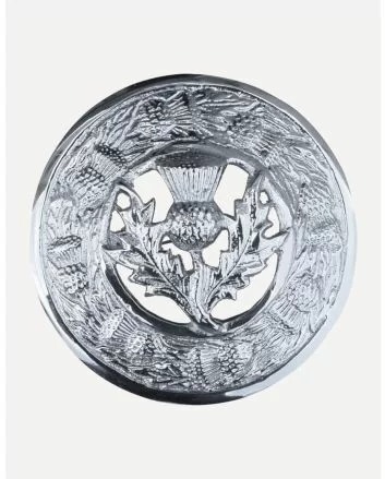 Silver Thistle Brooch
