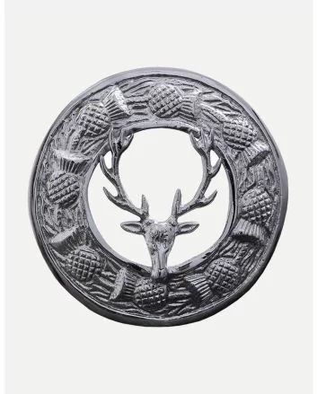 Stag Head Brooch