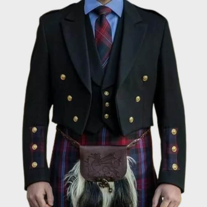 Welsh Prince Charlie Kilt Jacket Vest